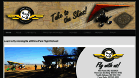 What Flyrhinopark.co.za website looked like in 2016 (8 years ago)
