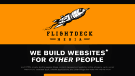 What Flightdeckmedia.com website looked like in 2016 (8 years ago)