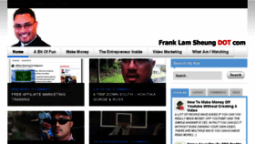What Franklamsheung.com website looked like in 2016 (8 years ago)