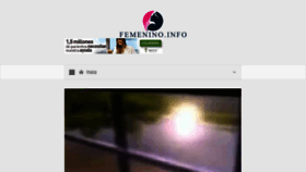 What Femenino.info website looked like in 2016 (8 years ago)
