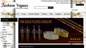 What Fashionvogues.com website looked like in 2016 (8 years ago)
