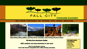 What Fallcity.org website looked like in 2016 (8 years ago)