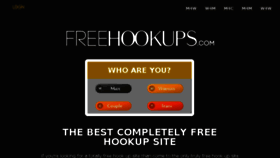 What Freehookup.com website looked like in 2016 (8 years ago)
