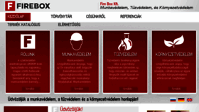 What Firebox.hu website looked like in 2016 (8 years ago)