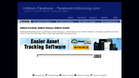 What Facebookunblocking.com website looked like in 2016 (8 years ago)