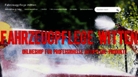 What Fahrzeugpflege-witten.de website looked like in 2016 (8 years ago)