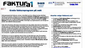What Faktura1.no website looked like in 2016 (8 years ago)