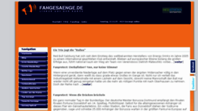 What Fangesaenge.de website looked like in 2016 (8 years ago)