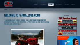 What Farmallcub.com website looked like in 2016 (8 years ago)