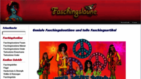 What Faschingslaune.de website looked like in 2016 (8 years ago)