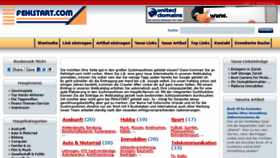 What Fehlstart.com website looked like in 2016 (9 years ago)