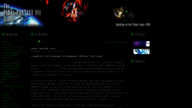 What Ff7citadel.com website looked like in 2016 (8 years ago)