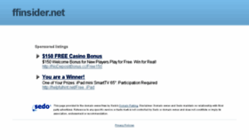 What Ffinsider.net website looked like in 2016 (8 years ago)