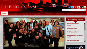 What Filipinojournal.com website looked like in 2016 (8 years ago)