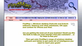 What Findmap.com.au website looked like in 2016 (8 years ago)