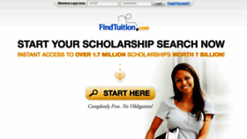 What Findtuition.com website looked like in 2016 (8 years ago)