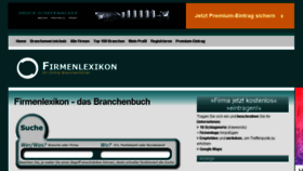 What Firmenlexikon.de website looked like in 2016 (8 years ago)