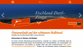 What Fischland-darss-zingst.de website looked like in 2016 (8 years ago)