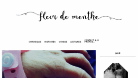 What Fleurdementhe.com website looked like in 2016 (8 years ago)