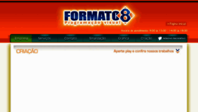 What Formato8.com.br website looked like in 2016 (7 years ago)