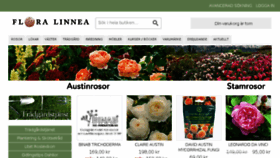 What Floralinnea.se website looked like in 2016 (8 years ago)