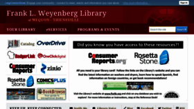 What Flwlib.org website looked like in 2016 (9 years ago)