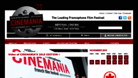 What Festivalcinemania.com website looked like in 2016 (8 years ago)