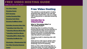 What Free-video-hosting.net website looked like in 2016 (8 years ago)