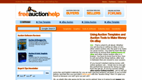 What Freeauctionhelp.com website looked like in 2016 (8 years ago)