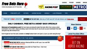 What Freebetshere.com website looked like in 2016 (8 years ago)