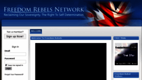 What Freedomrebels.co.uk website looked like in 2016 (8 years ago)