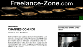 What Freelance-zone.com website looked like in 2016 (8 years ago)