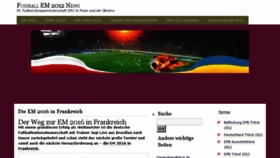 What Fussball-em-2012.com website looked like in 2016 (8 years ago)