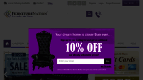What Furniturenation.com website looked like in 2016 (8 years ago)