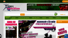 What Fitnessnutrition.es website looked like in 2016 (8 years ago)