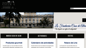 What Fundacioncasadealba.com website looked like in 2016 (8 years ago)