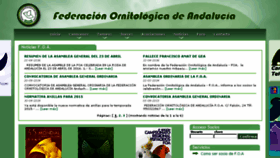 What Foandaluza.es website looked like in 2016 (8 years ago)