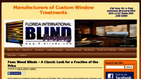 What Fl-blinds.com website looked like in 2016 (8 years ago)