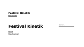 What Festival-kinetik.net website looked like in 2016 (8 years ago)