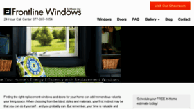 What Frontlinewindows.net website looked like in 2016 (8 years ago)