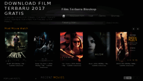 What Filmbioskopterbaru.id website looked like in 2016 (8 years ago)