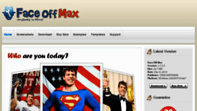 What Faceoffmax.com website looked like in 2016 (9 years ago)