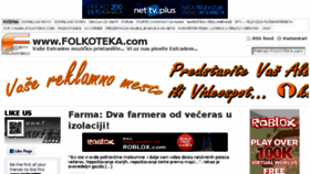 What Folkoteka.com website looked like in 2016 (7 years ago)