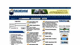 What Fishlinkcentral.com website looked like in 2016 (8 years ago)