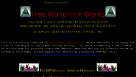 What Freeworldfilmworks.com website looked like in 2016 (8 years ago)