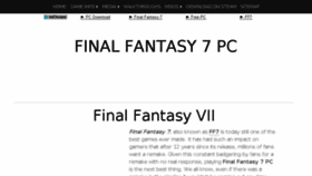 What Finalfantasy7pc.com website looked like in 2016 (8 years ago)