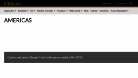 What Fibaamerica.com website looked like in 2016 (7 years ago)