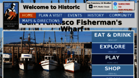 What Fishermanswharf.org website looked like in 2016 (8 years ago)