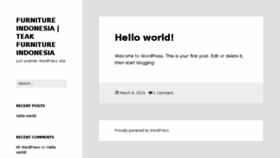 What Furnitureindonesia.org website looked like in 2016 (8 years ago)