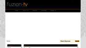 What Fuzion-tv.com website looked like in 2016 (8 years ago)